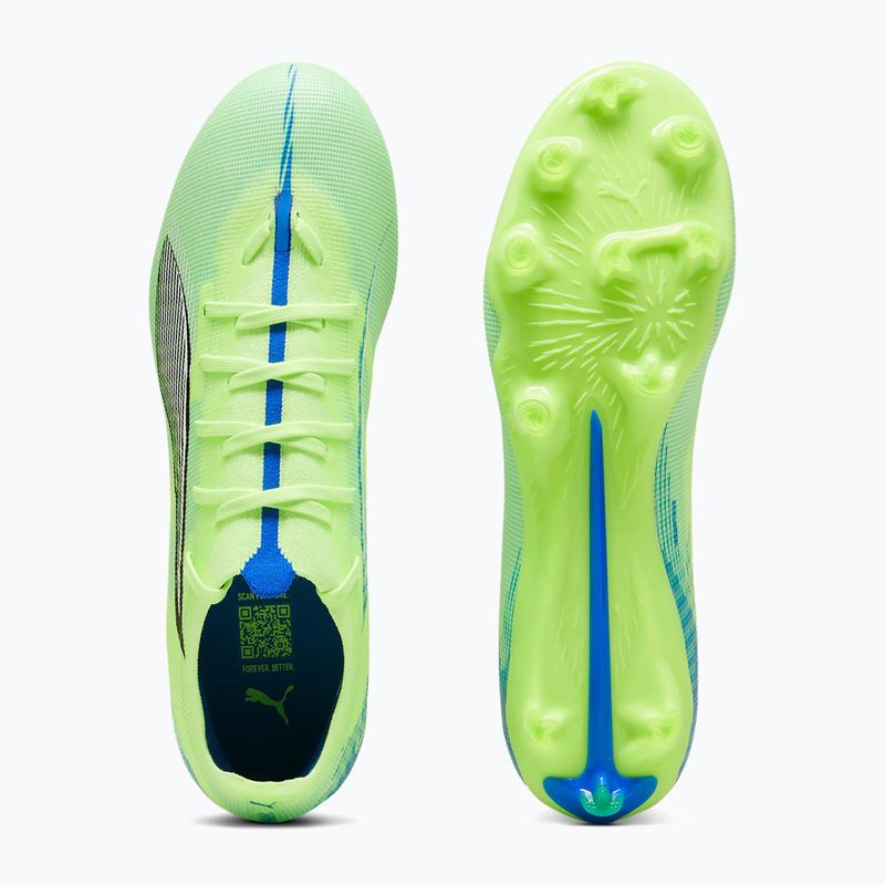 Кросівки футбольні PUMA Ultra 5 Match FG/AG fizzy apple/puma white 11