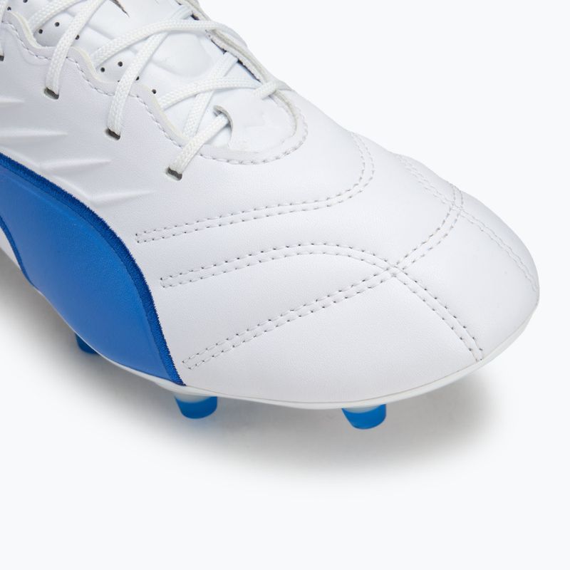 Кросівки футбольні чоловічі PUMA King Pro FG/AG puma white/bluemazing/flat light grey/sunset glow 7