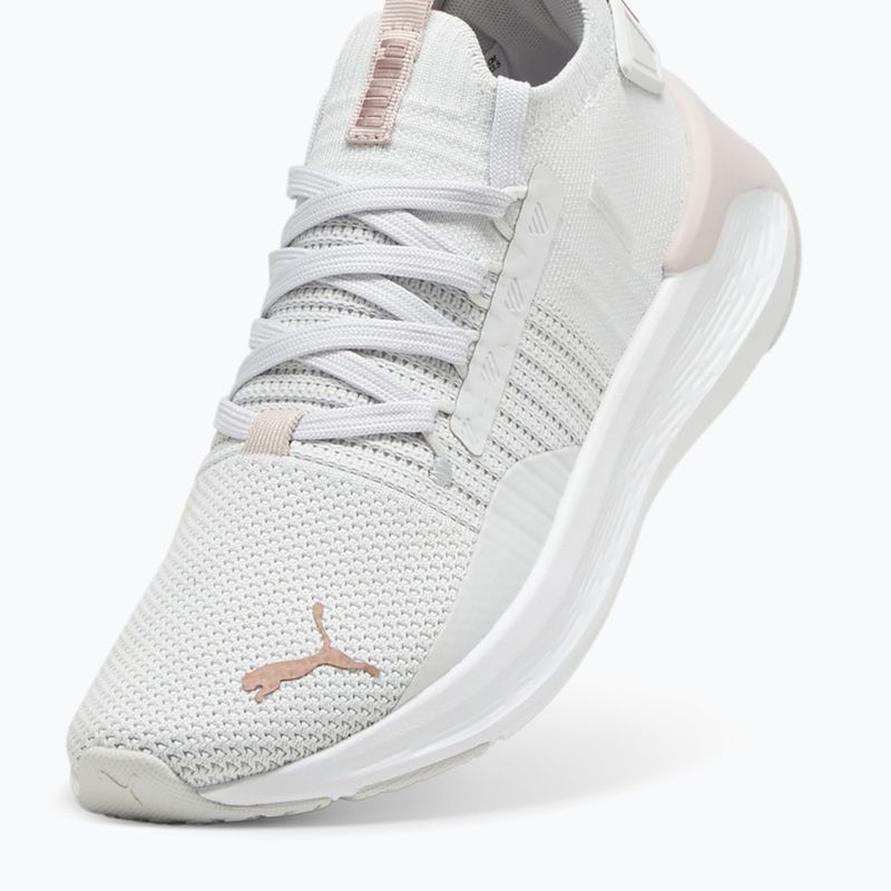 Кросівки для бігу жіночі PUMA Softride Symmetry Fuzion Feather gray/mauve mist/rose gold 5