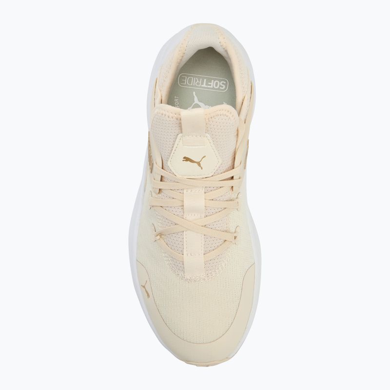 Кросівки жіночі PUMA Softride One4All Femme alpine snow/puma white/gold 5