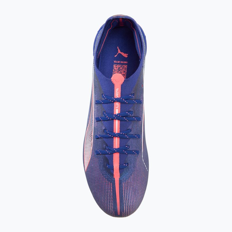 Кросівки футбольні PUMA Ultra 5 Ultimate FG lapis lazuli/puma white/sunset gloe 5