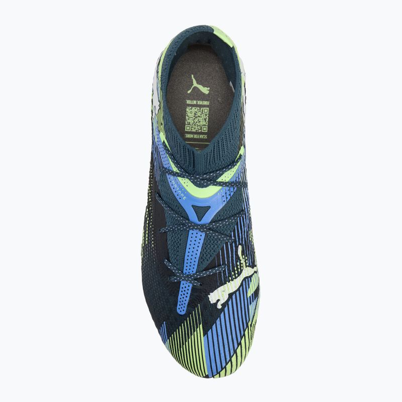 Футбольні бутси PUMA Future 7 Ultimate Low FG/AG сіре небо / білі футбольні бутси PUMA Future 7 Ultimate Low FG/AG сіре небо / білі футбольні бутси 5