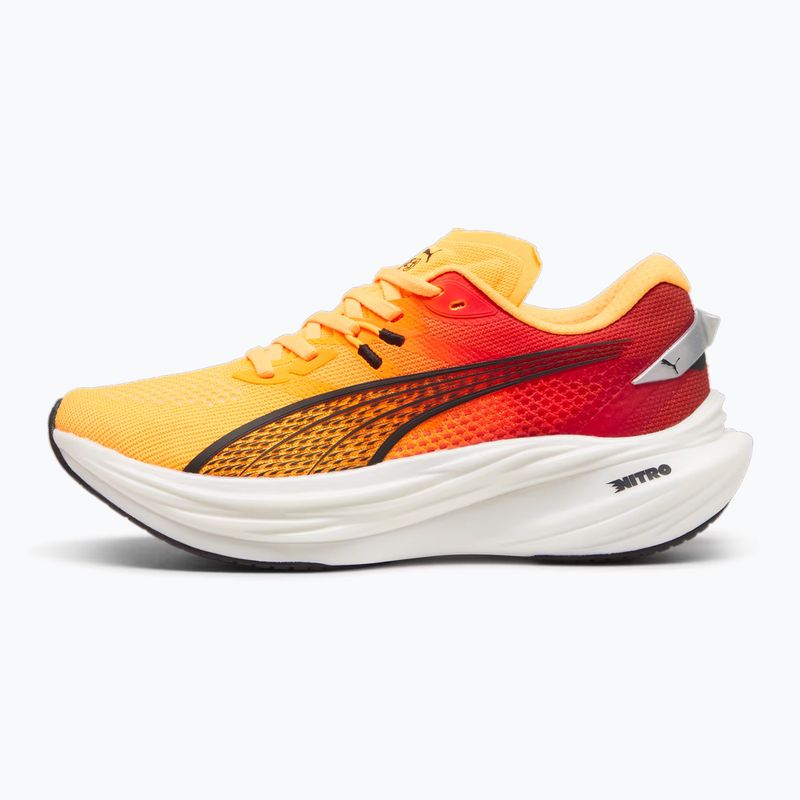 Кросівки для бігу жіночі PUMA Deviate Nitro 3 Fade sun stream/sunset glow/puma white 10