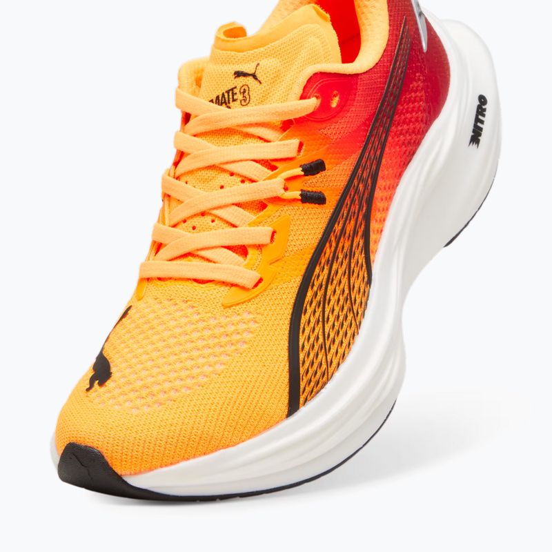 Кросівки для бігу жіночі PUMA Deviate Nitro 3 Fade sun stream/sunset glow/puma white 12