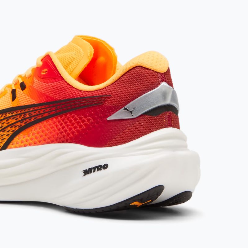 Кросівки для бігу жіночі PUMA Deviate Nitro 3 Fade sun stream/sunset glow/puma white 13