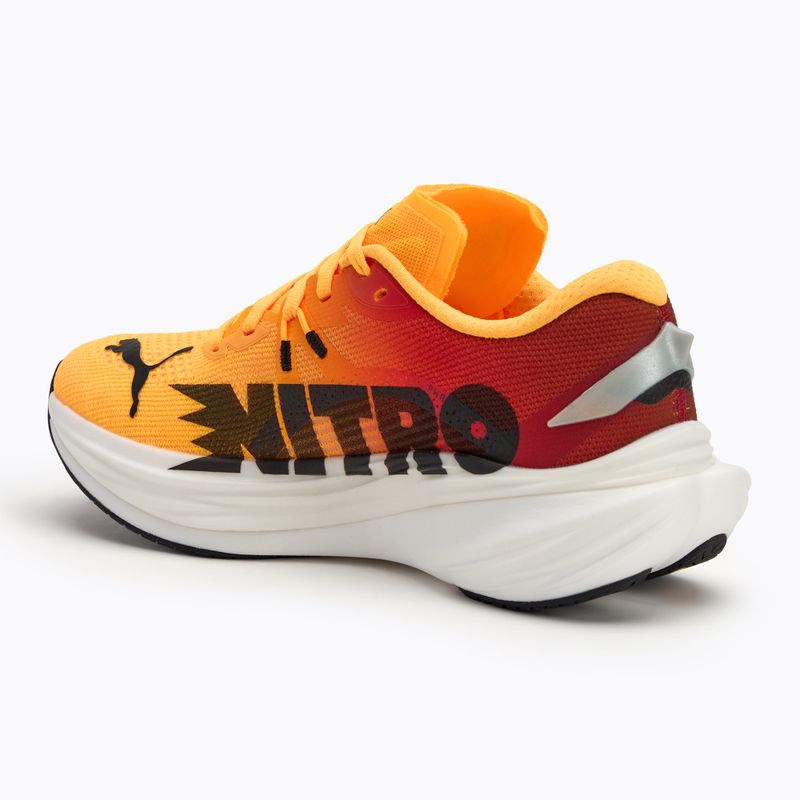 Кросівки для бігу жіночі PUMA Deviate Nitro 3 Fade sun stream/sunset glow/puma white 3