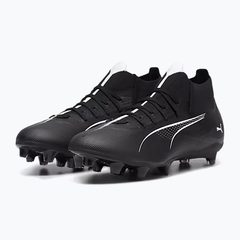 Кросівки футбольні PUMA Ultra 5 Match+ FG/AG puma black/puma white 8
