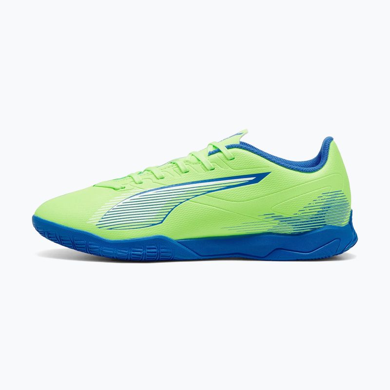 Кросівки футбольні PUMA Ultra 5 Play IT fizzy apple/puma white