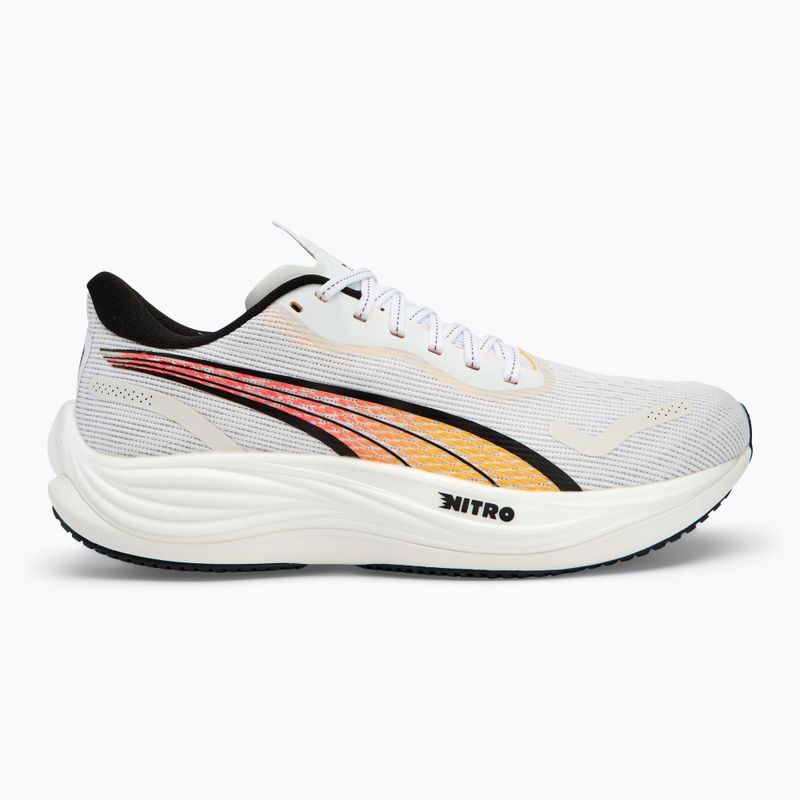 Кросівки для бігу чоловічі PUMA Velocity Nitro 3 puma white/sun stream 2