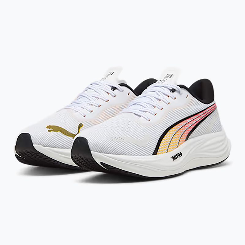 Кросівки для бігу чоловічі PUMA Velocity Nitro 3 puma white/sun stream 8