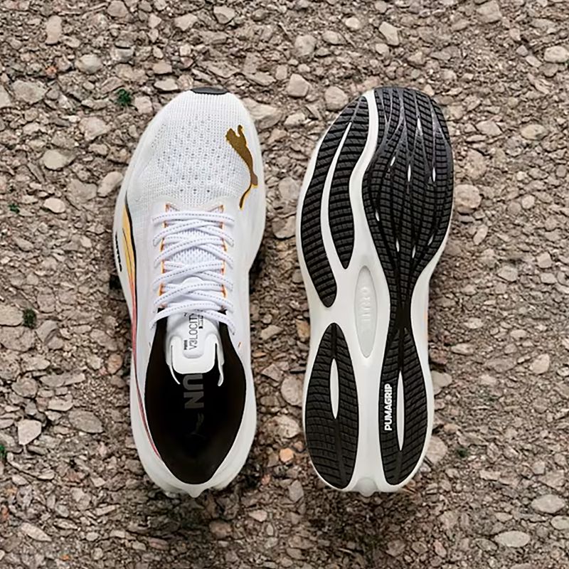 Кросівки для бігу чоловічі PUMA Velocity Nitro 3 puma white/sun stream 15