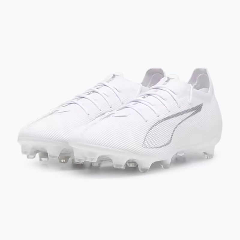 Кросівки футбольні PUMA Ultra 5 Pro FG/AG puma white/puma white 8