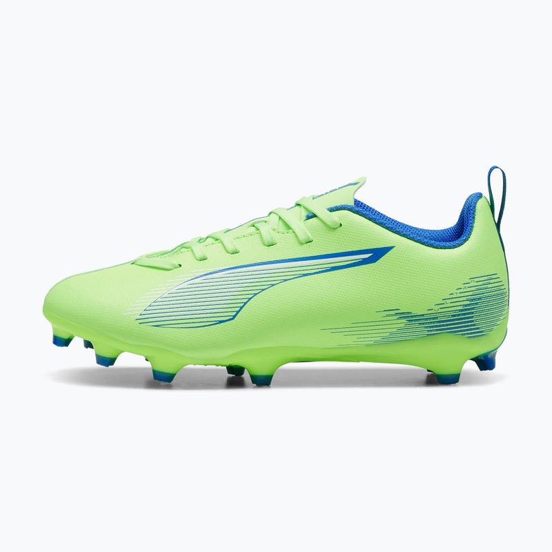 Кросівки футбольні дитячі PUMA Ultra 5 Play FG/AG Jr fizzy apple/puma white 8