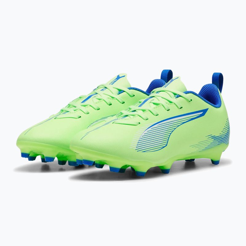 Кросівки футбольні дитячі PUMA Ultra 5 Play FG/AG Jr fizzy apple/puma white 10