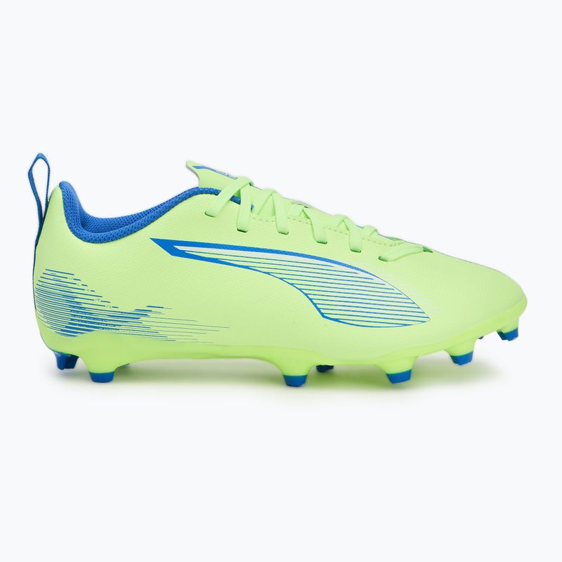 Кросівки футбольні дитячі PUMA Ultra 5 Play FG/AG Jr fizzy apple/puma white 2