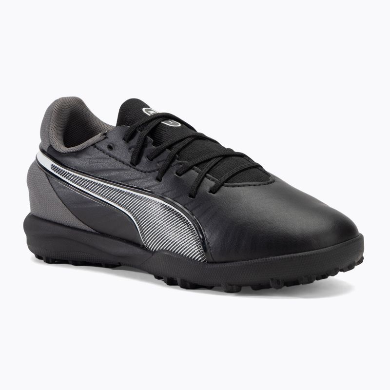 Кросівки футбольні дитячі PUMA King Match TT Jr puma black/puma white/cool dark gray