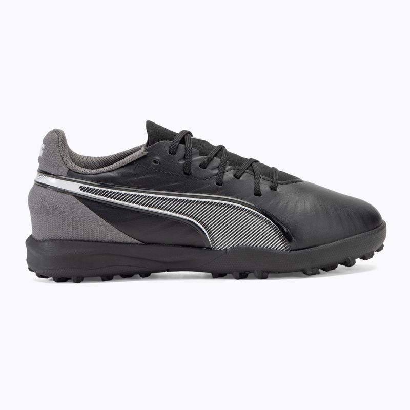 Кросівки футбольні дитячі PUMA King Match TT Jr puma black/puma white/cool dark gray 2