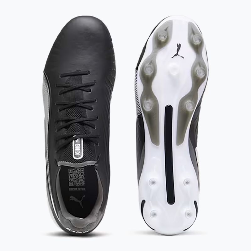 Кросівки футбольні PUMA King Ultimate FG/AG puma black/puma white/cool dark gray 11