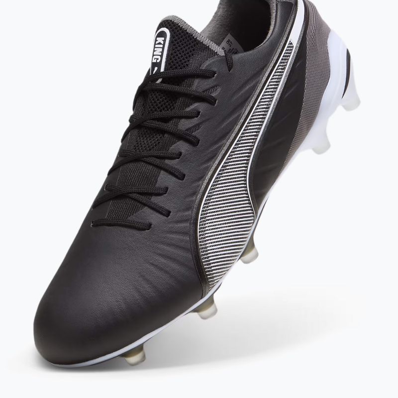 Кросівки футбольні PUMA King Ultimate FG/AG puma black/puma white/cool dark gray 12