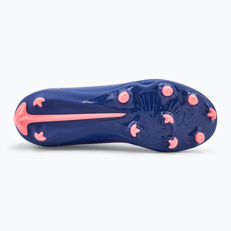 Кросівки футбольні дитячі PUMA Ultra 5 Play FG/AG Jr lapis lazuli/puma white/sunset glow 4