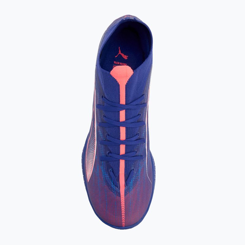 Кросівки футбольні PUMA Ultra 5 Match+ TT lapis lazuli/puma white/sunset glow 5