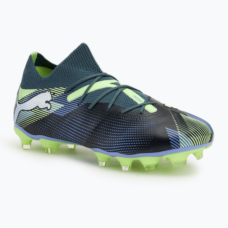 Футбольні бутси PUMA Future 7 Match FG/AG сіре небо / пума білі