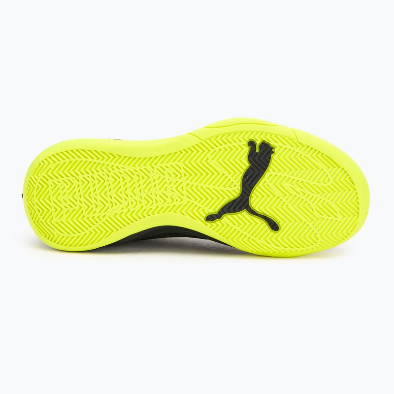 Чоловічі баскетбольні кросівки PUMA Court Pro puma чорний / електричний лайм 4