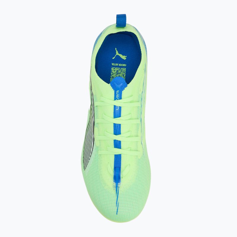 Кросівки футбольні дитячі PUMA Ultra 5 Pro FG/AG Jr fizzy apple/puma white 5