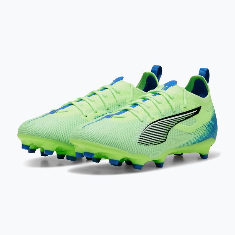 Кросівки футбольні дитячі PUMA Ultra 5 Pro FG/AG Jr fizzy apple/puma white 10