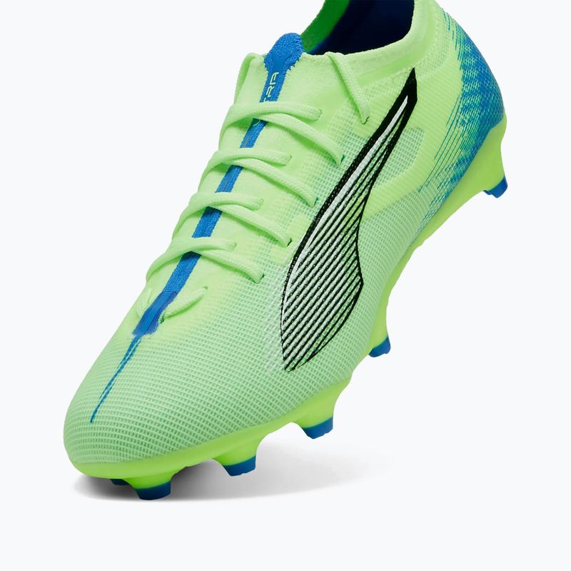 Кросівки футбольні дитячі PUMA Ultra 5 Pro FG/AG Jr fizzy apple/puma white 12