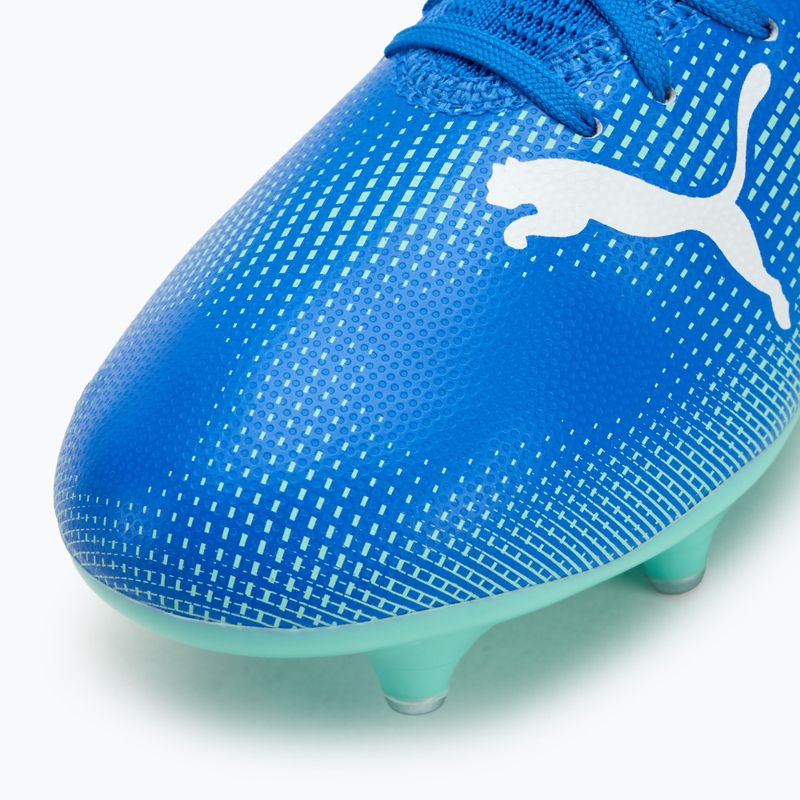 Футбольні бутси PUMA Future 7 Play MxSG гіперпосилання сині / м'ятні / пума білі 7