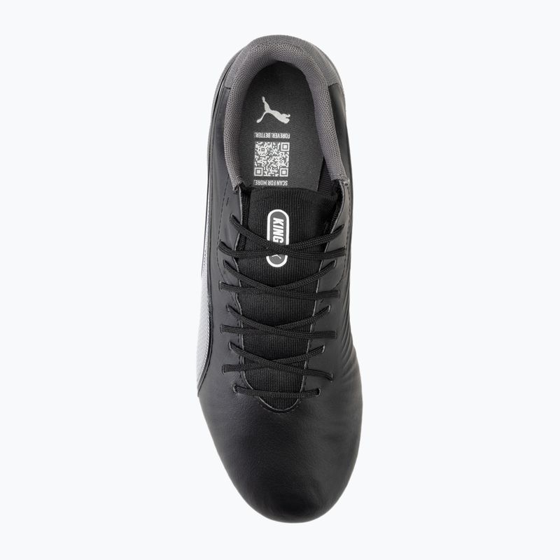 Кросівки футбольні чоловічі PUMA King Match MxSG puma black/puma white/cool dark gray 5