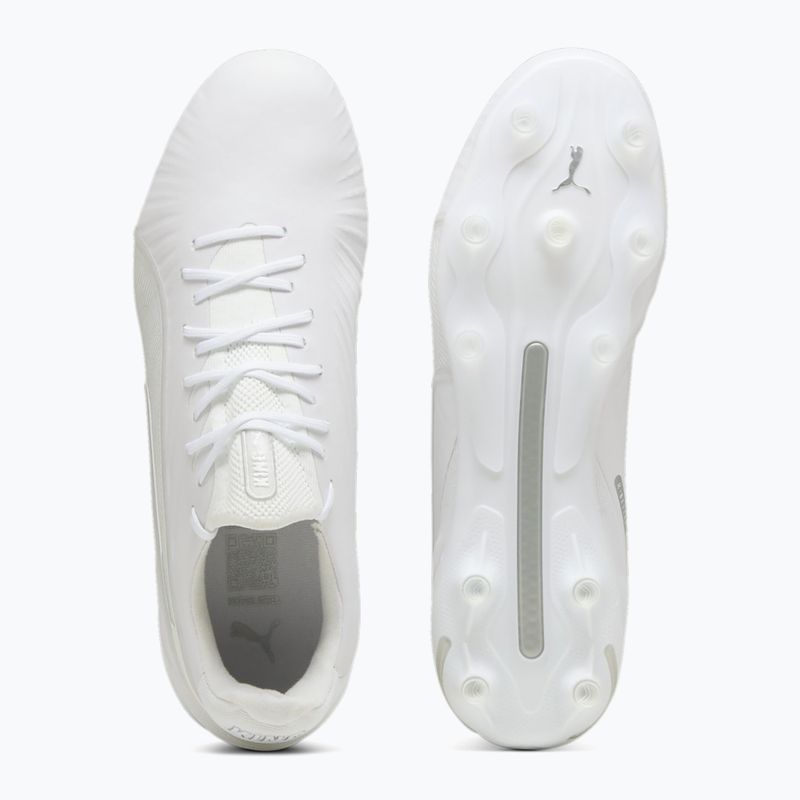 Кросівки футбольні PUMA King Ultimate FG/AG puma white/puma silver 11