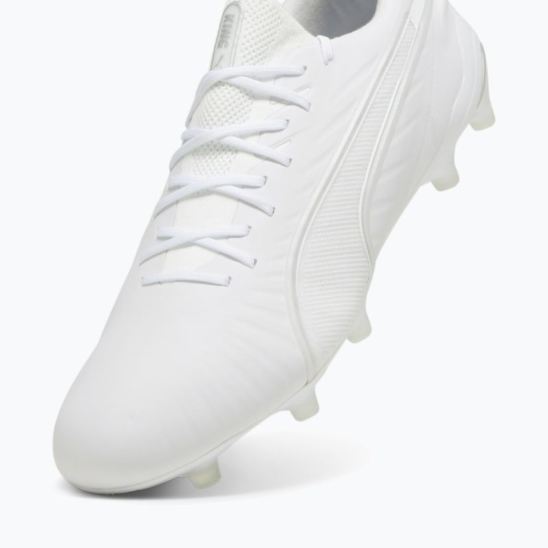 Кросівки футбольні PUMA King Ultimate FG/AG puma white/puma silver 12