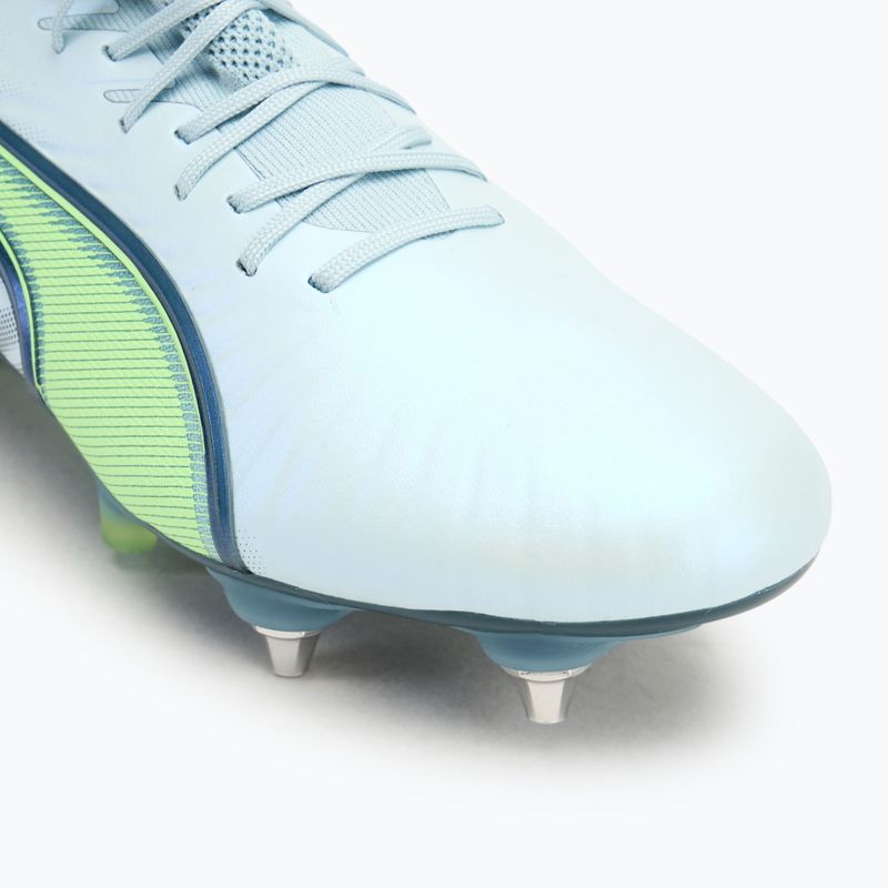 Кросівки футбольні чоловічі PUMA King Ultimate MxSG frosted dew/fizzy apple 7