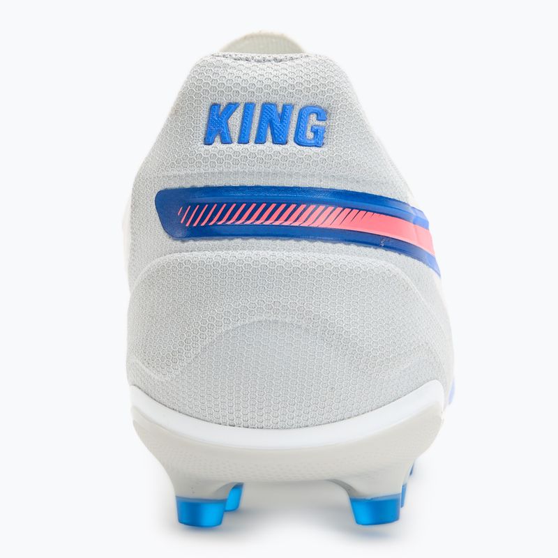 Кросівки футбольні PUMA King Match FG/AG puma white/bluemazing/flat light grey/sunset glow 6