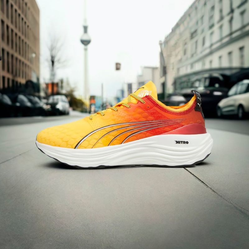 Кросівки для бігу чоловічі PUMA ForeverRun Nitro Fade sun stream/sunset glow/puma white 14