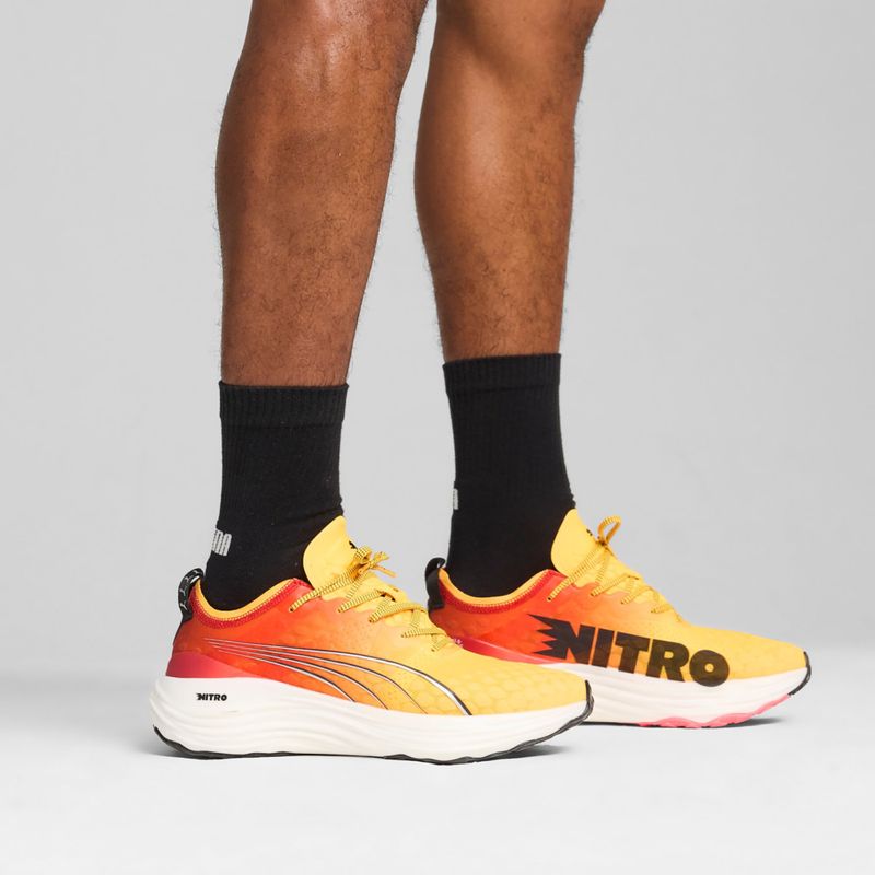 Кросівки для бігу чоловічі PUMA ForeverRun Nitro Fade sun stream/sunset glow/puma white 15