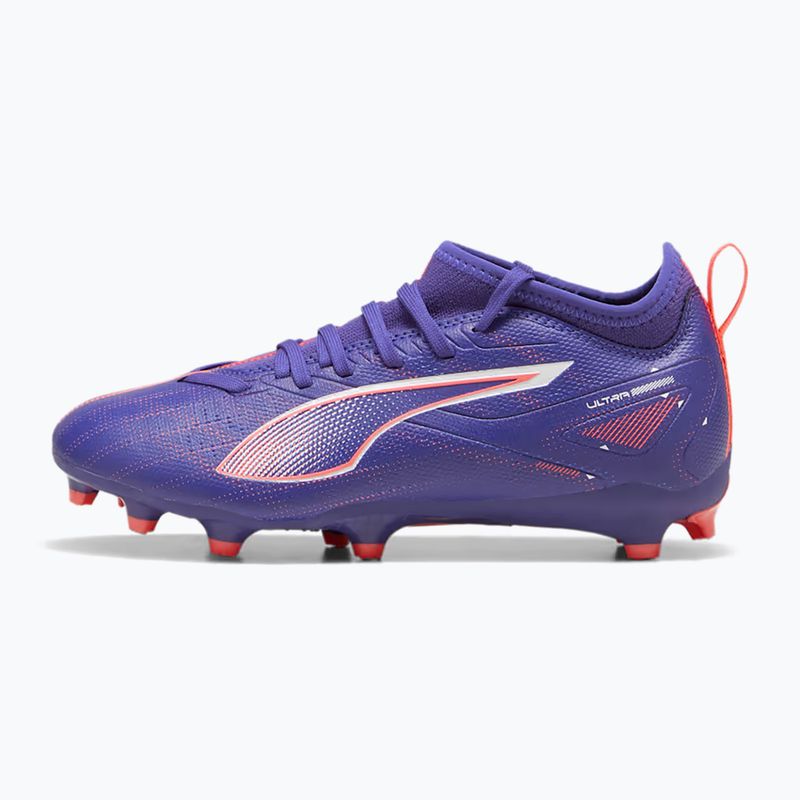 Кросівки футбольні дитячі PUMA Ultra 5 Match FG/AG Jr lapis lazuli/puma white/sunset glow 9