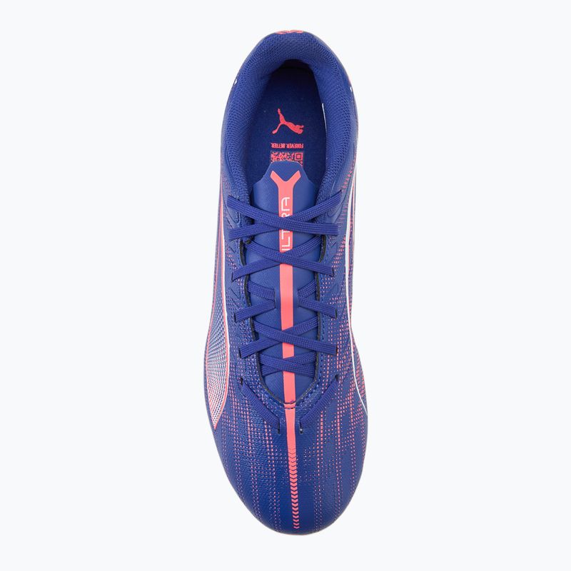 Кросівки футбольні PUMA Ultra 5 Play FG/AG lapis lazuli/puma white/sunset gloe 5