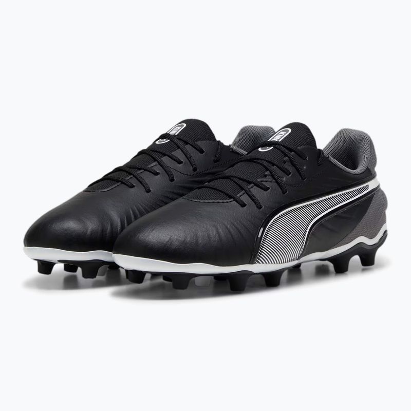 Кросівки футбольні дитячі PUMA King Match FG/AG Jr puma black/puma white/cool dark grey 8