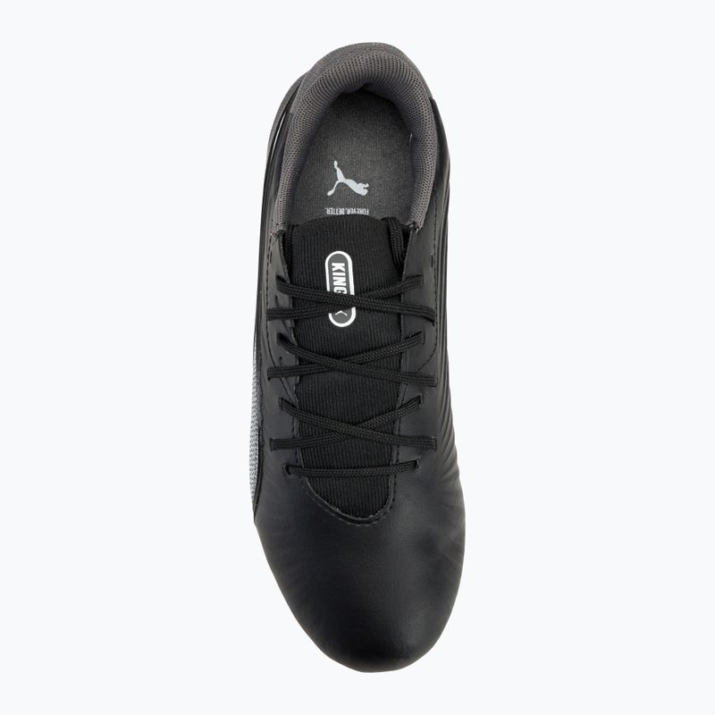 Кросівки футбольні дитячі PUMA King Match FG/AG Jr puma black/puma white/cool dark grey 5