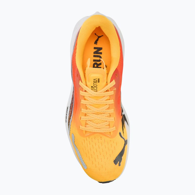 Кросівки для бігу жіночі PUMA Velocity Nitro 3 Fade sun stream/sunset glow/white 6