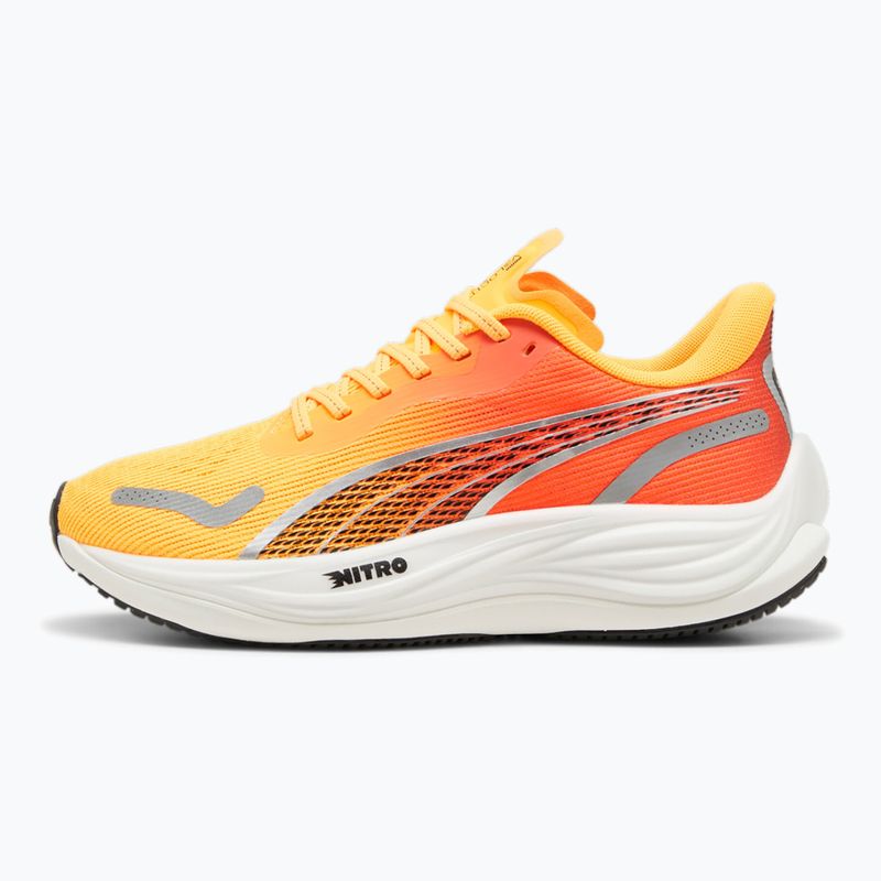 Кросівки для бігу жіночі PUMA Velocity Nitro 3 Fade sun stream/sunset glow/white 10