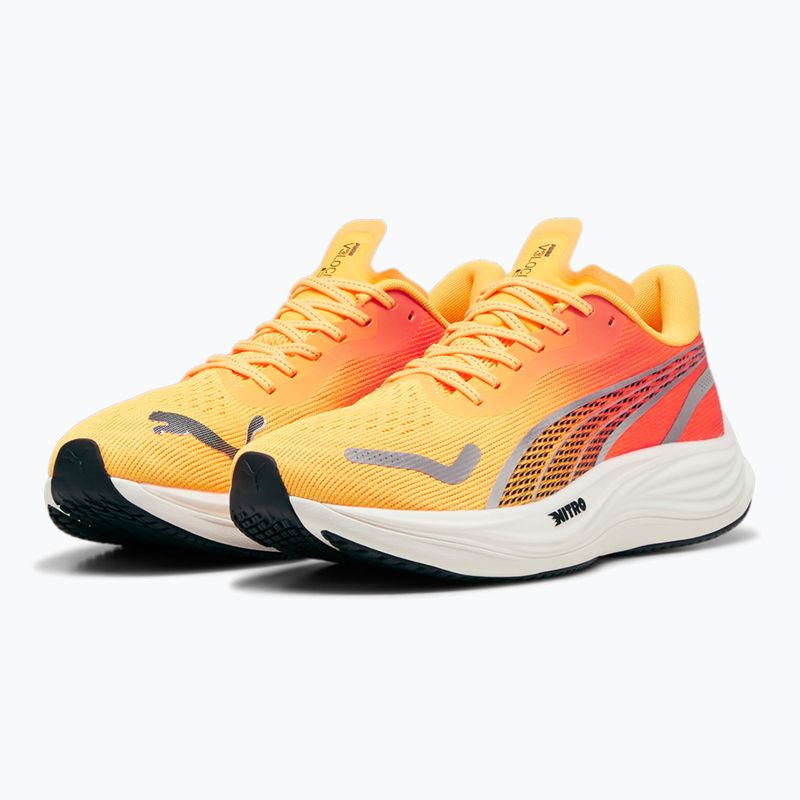 Кросівки для бігу чоловічі PUMA Velocity Nitro 3 Fade sun stream/sunset glow/white 8