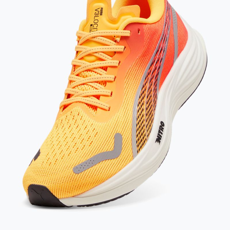 Кросівки для бігу чоловічі PUMA Velocity Nitro 3 Fade sun stream/sunset glow/white 12