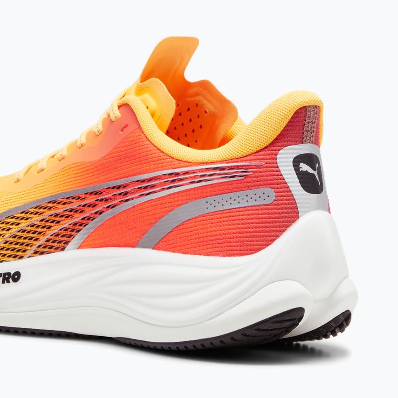 Кросівки для бігу чоловічі PUMA Velocity Nitro 3 Fade sun stream/sunset glow/white 13