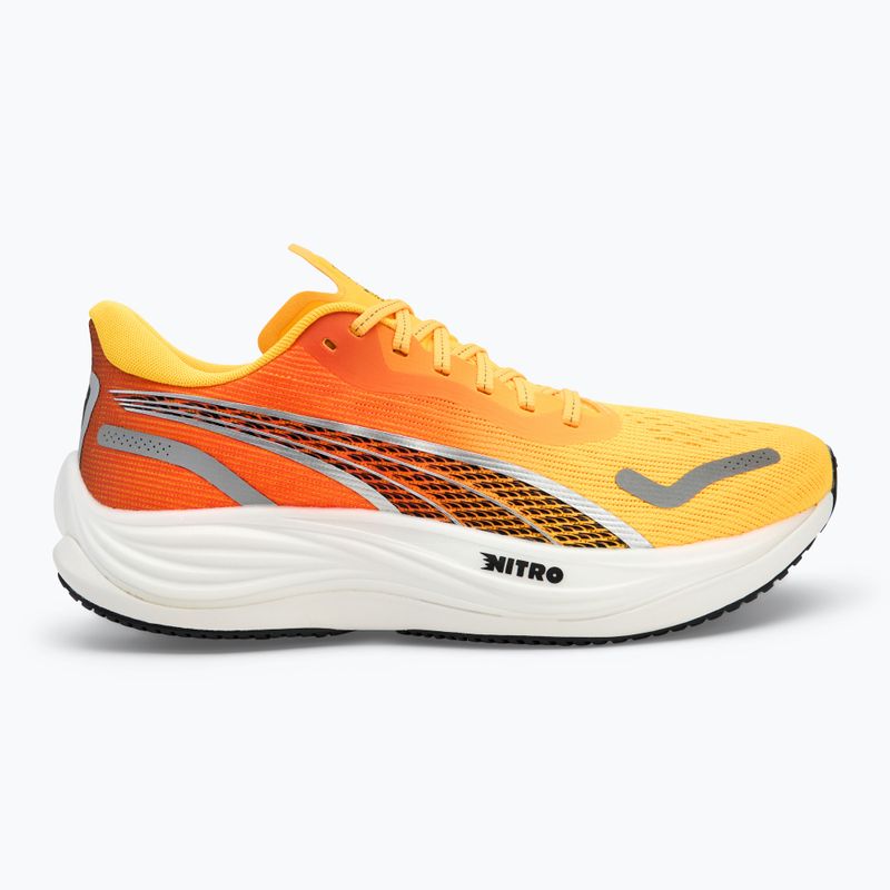 Кросівки для бігу чоловічі PUMA Velocity Nitro 3 Fade sun stream/sunset glow/white 2