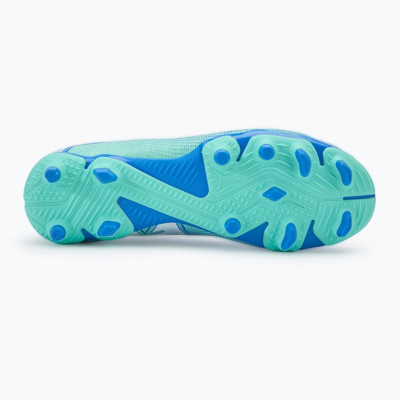 Дитячі футбольні бутси PUMA Future 7 Play FG/AG Jr гіперпосилання сині/м'ятні/пума білі 4