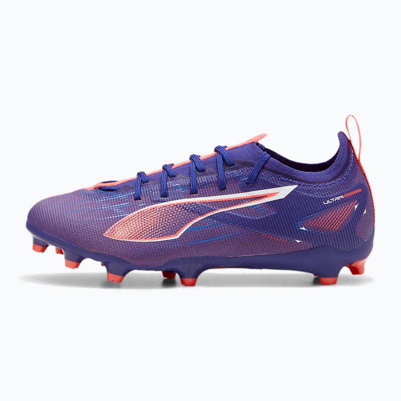 Кросівки футбольні дитячі PUMA Ultra 5 Pro FG/AG Jr lapis lazuli/puma white/sunset glow 9